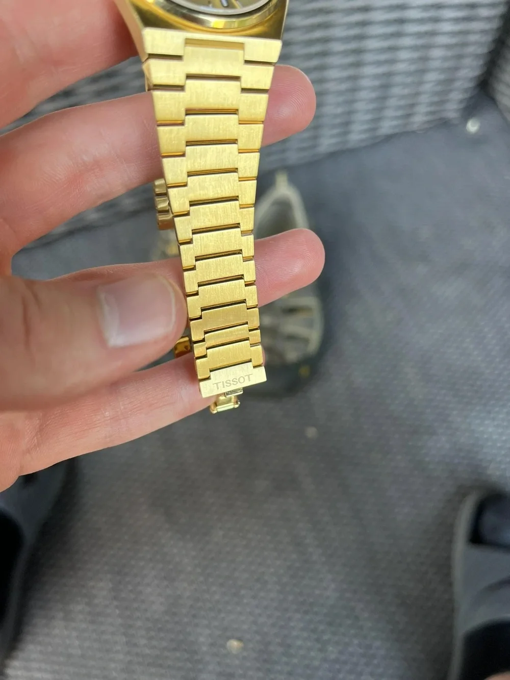 Tissot PRX 35 mm yellow Gold Stainless coating Steel Bracelet Watch